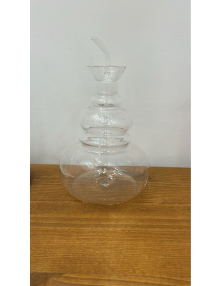 Versailles oliera bassa in vetro borosilicato trasparente | Ichendorf -ICHEDORF