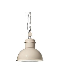 Lampada a sospensione Engine a campana Ø 38 in ceramica tortora vintage, E27 | Ondaluce -ONDALUCE
