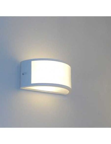 Enio Lampada da parete o soffitto per esterno bianca GreenLight 8593, diffusore in termoplastica , Alluminio Pressofuso, IP44...