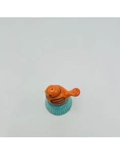 Saliera a forma di uccellino in porcellana colorata, serie Ninnoli, h 8 cm | L'Abitare -L'ABITARE 2
