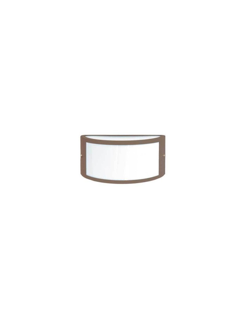 Applique plafoniera da esterno Enio in alluminio marrone, luce diffusa, E27, IP44 | Bellotti -BELLOTTI