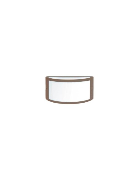Applique plafoniera da esterno Enio in alluminio marrone, luce diffusa, E27, IP44 | Bellotti -BELLOTTI