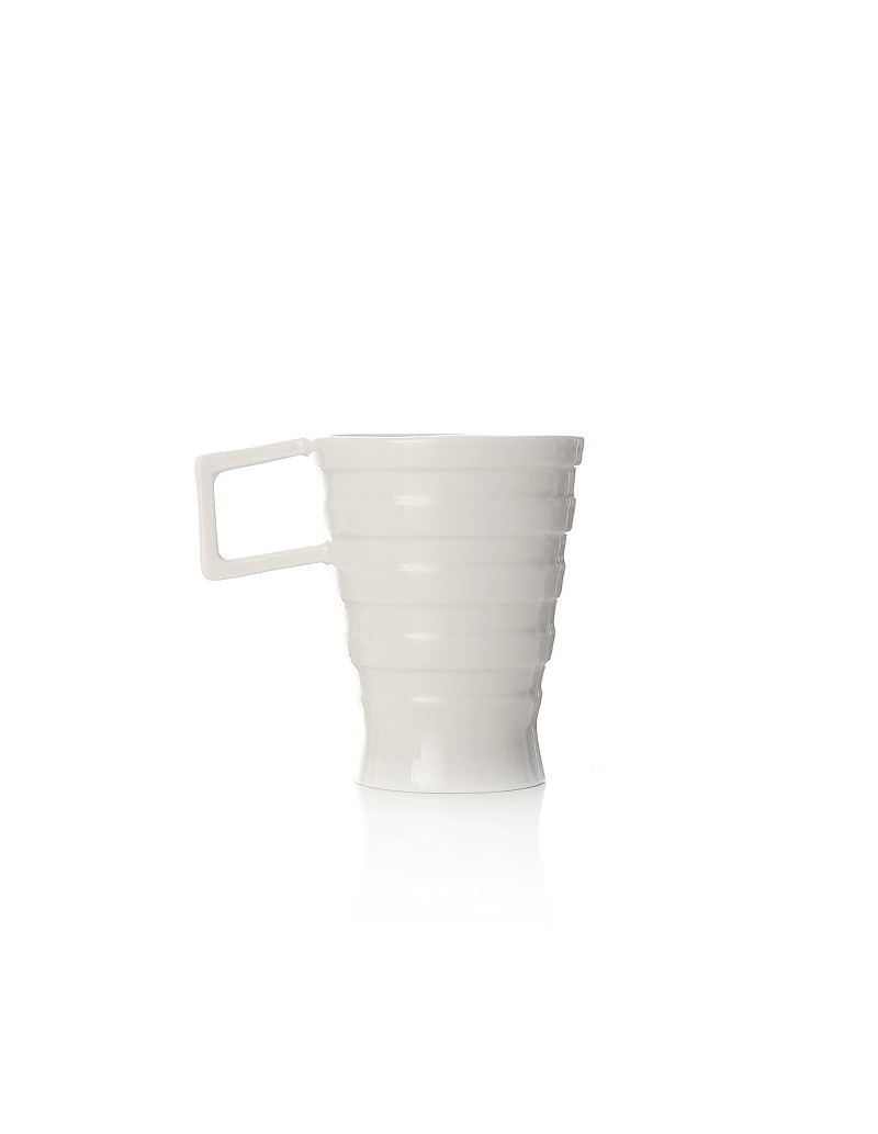 Tazza mug Seasons Novembre in porcellana decorata bianco | L'Abitare -L'ABITARE