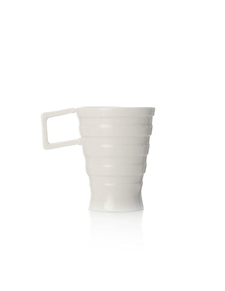 Tazza mug Seasons Novembre in porcellana decorata bianco | L'Abitare -L'ABITARE