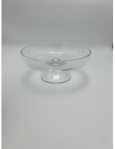 Tokyo alzata tonda in vetro borosilicato trasparente Ø24 | Ichendorf -ICHEDORF