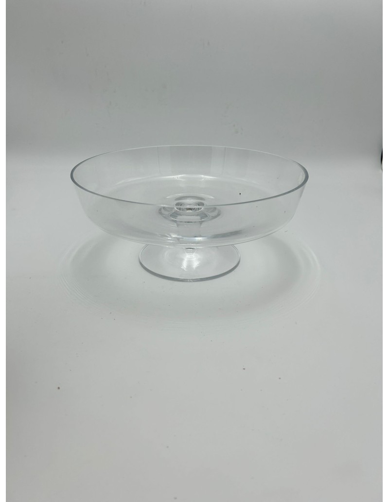 Tokyo alzata tonda in vetro borosilicato trasparente Ø24 | Ichendorf -ICHEDORF
