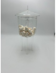 Water Tower alzata alta con coperchio in vetro borosilicato | Ichendorf -ICHEDORF