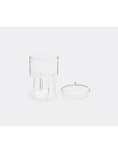 Water Tower alzata alta con coperchio in vetro borosilicato | Ichendorf -ICHEDORF 2