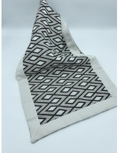 Runner Trio con forme geometriche in tessuto | Ego -EGO