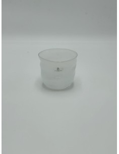 Poseidon set 6 bicchieri acqua in vetro soffiato bianco opal | Ichedorf -ICHEDORF