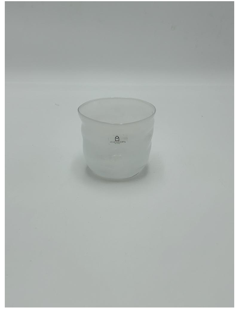 Poseidon set 6 bicchieri acqua in vetro soffiato bianco opal | Ichedorf -ICHEDORF