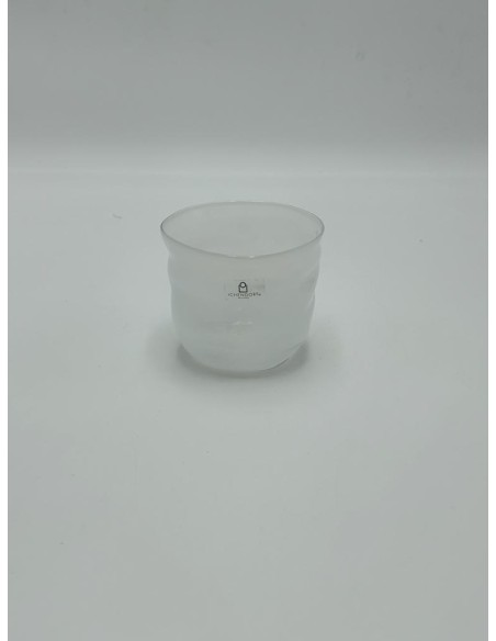 Poseidon set 6 bicchieri acqua in vetro soffiato bianco opal | Ichedorf -ICHEDORF