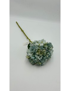 Ortensia artificiale realistica blu e verde H 50 | Ego -EGO