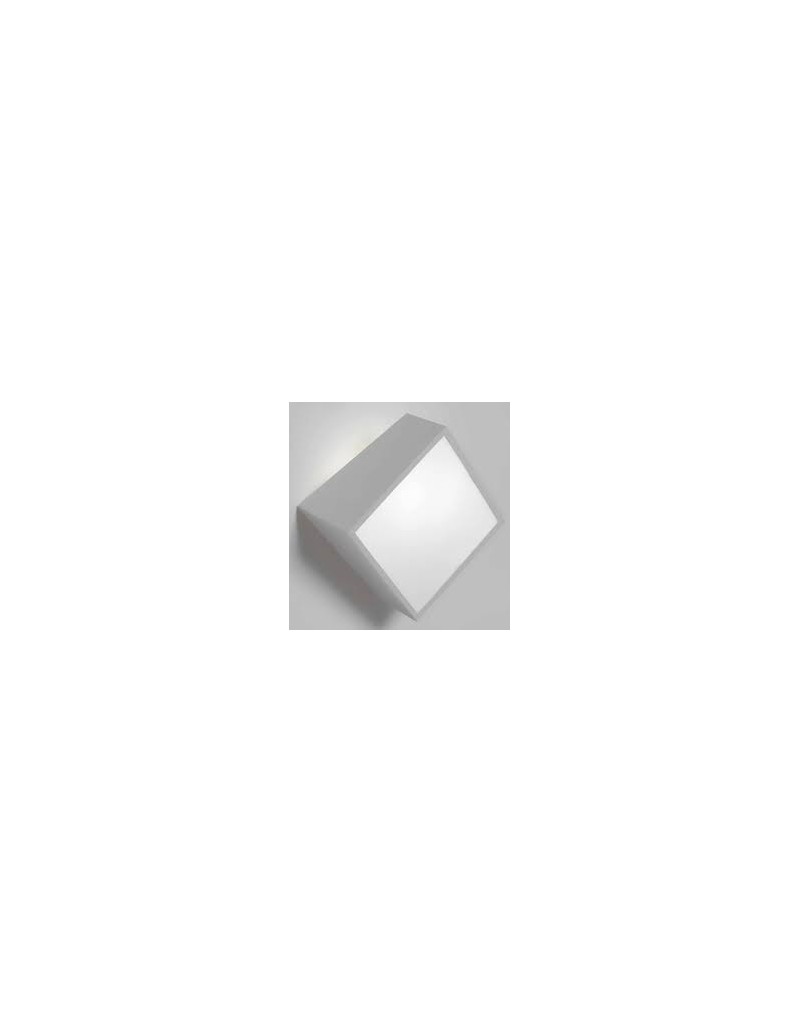 Applique da esterno Mini a rombo in alluminio e plastica argento, 2 G9, IP44 | Mantra -MANTRA