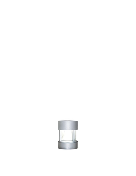 Palo Greta Big da muretto H 26 cm in alluminio antracite, luce indiretta, E27 | Boluce -BOLUCE