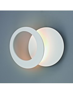 Applique LED Toronto a cerchi orientabili in metallo bianco Ø 22 cm, 10 W 3000 K | Mantra -MANTRA