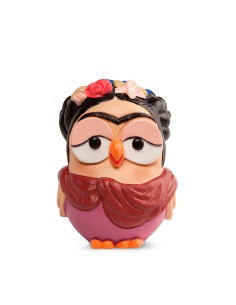 Statuina Gufo Frida Kahlo in ceramica 8 cm, collezione Goofi | Egan -EGAN