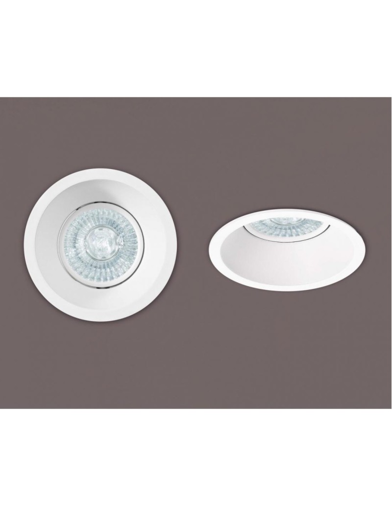 Faretto da incasso Confort orientabile in alluminio bianco, GU10, IP20 | Mantra -MANTRA
