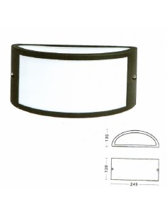 Plafoniera applique da esterno Enio ad arco nero, luce 3 direzioni, E27, IP44 | Bellotti -BELLOTTI