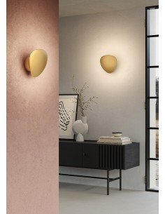 Lampada da parete a led in stile moderno colore gold luce indiretta