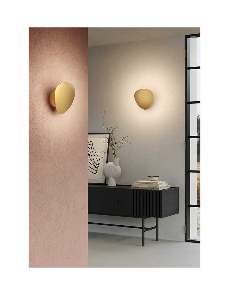 Applique LED a plettro basculante in finitura oro, 12 W 1700 lm 4000K | Elesi Luce -ELESI LUCE