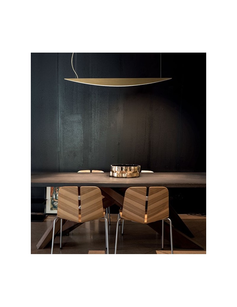 Sospensione LED lineare Alba 180 cm in alluminio, luce diretta e indiretta | Elesi Luce -ELESI LUCE