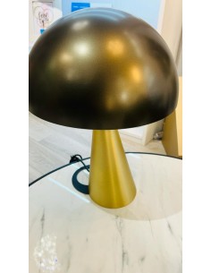 Lampada da tavolo Imperfetto inclinabile touch dimmer, bronzo e oro, 2 E27 | Elesi Luce -ELESI LUCE 2