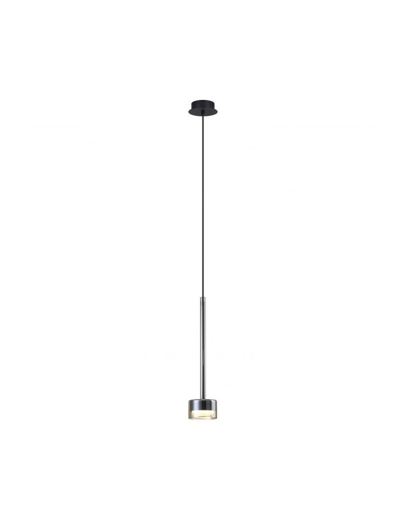 Lampada a sospensione Tonic pendente in vetro bronzo e nero Ø 9,8 cm, GX53 | Mantra -MANTRA