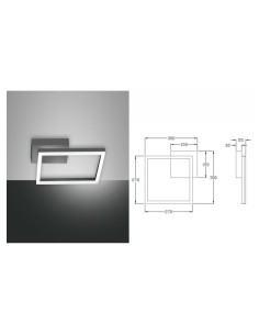 Plafoniera LED Bard quadrata 30 cm antracite, 22 W dimmerabile, luce naturale | Fabas Luce -FABAS LUCE 2