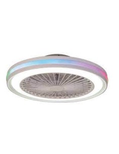 Ventilatore da soffitto Gamer con LED 40 W CCT e pale nascoste, bianco | Mantra -MANTRA