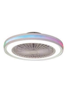 Ventilatore da soffitto LED bianco Mantra Gamer 8291 CCT+RGB ideale per cucine, camere e camerette
