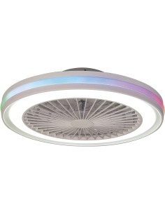 Ventilatore da soffitto Gamer con LED 40 W CCT e pale nascoste, bianco | Mantra -MANTRA 2