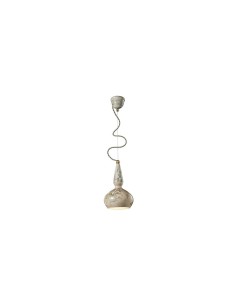 Sospensione vintage in ceramica smaltata con sfumature verdi, Ø 19 cm, E27 | Ferroluce -FERROLUCE