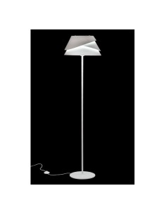 Piantana minimal in alluminio e ferro bianco, H 160 cm, E27 | Mantra -MANTRA