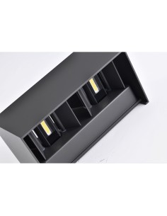 Applique LED da esterno Davos Double in alluminio grigio scuro, 4x6 W 4000 K, IP54 | Mantra -MANTRA 2