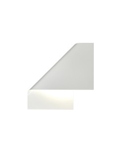 Applique Luppi minimal a luce indiretta in metallo bianco 37,5x37,5 cm, GX53 | Mantra -MANTRA