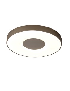 Plafoniera LED Coin Ø 65 cm marrone sabbia con telecomando, 100 W dimmerabile | Mantra -MANTRA