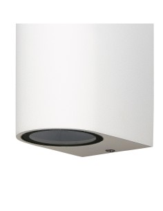 Applique da esterno Kandanchu a doppia emissione in alluminio bianco, 2 GU10, IP54 | Mantra -MANTRA 2