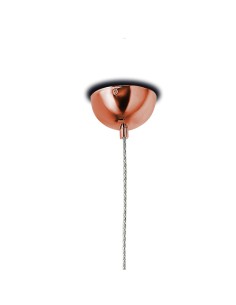Lampada a sospensione Khalifa Ø 12,8 in metallo rame e vetro con cristallo, GU10 | Mantra -MANTRA 2