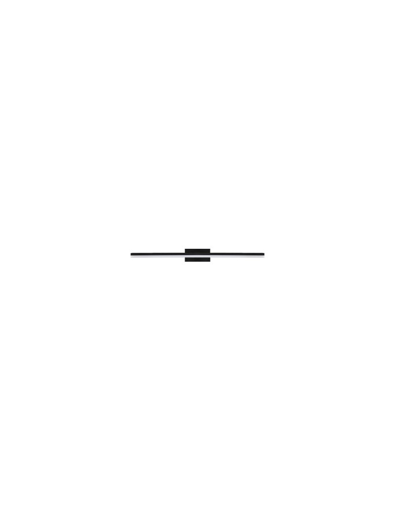 Applique da bagno Morne lineare nero opaco, LED 12 W 4000 K, IP44, 45 cm | Mantra -MANTRA