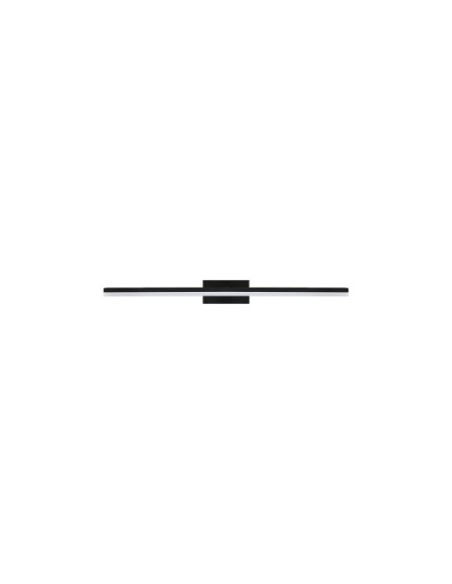Applique da bagno Morne lineare nero opaco, LED 12 W 4000 K, IP44, 45 cm | Mantra -MANTRA