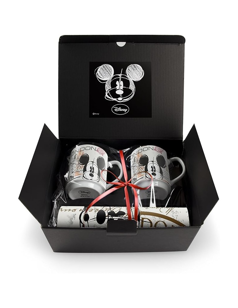 Set scatola Disney Londra con 2 mug e 2 tovagliette | Egan -EGAN
