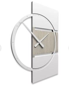 Orologio da parete Adam 45x60 cm in legno verniciato moderno, pila inclusa | Callea -CALLEA