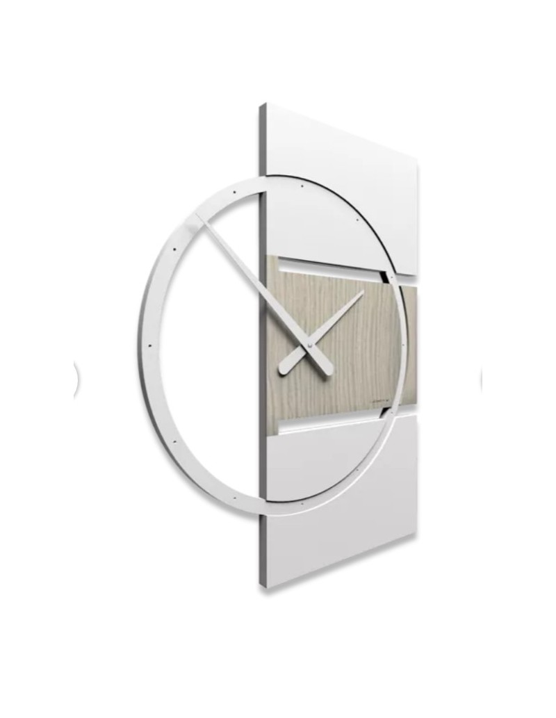 Orologio da parete Adam 45x60 cm in legno verniciato moderno, pila inclusa | Callea -CALLEA