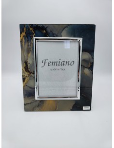 Ocean cornice portafoto blu e oro in resina e legno, foto 13x18 | First Class -FIRST CLASS - FEMIANO - ELITE