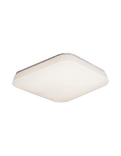 Plafoniera LED Quatro quadrata 50 cm bianca, 28 W 3000 K luce calda | Mantra -MANTRA
