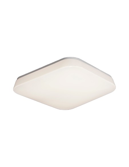 Plafoniera LED Quatro quadrata 50 cm bianca, 28 W 3000 K luce calda | Mantra -MANTRA
