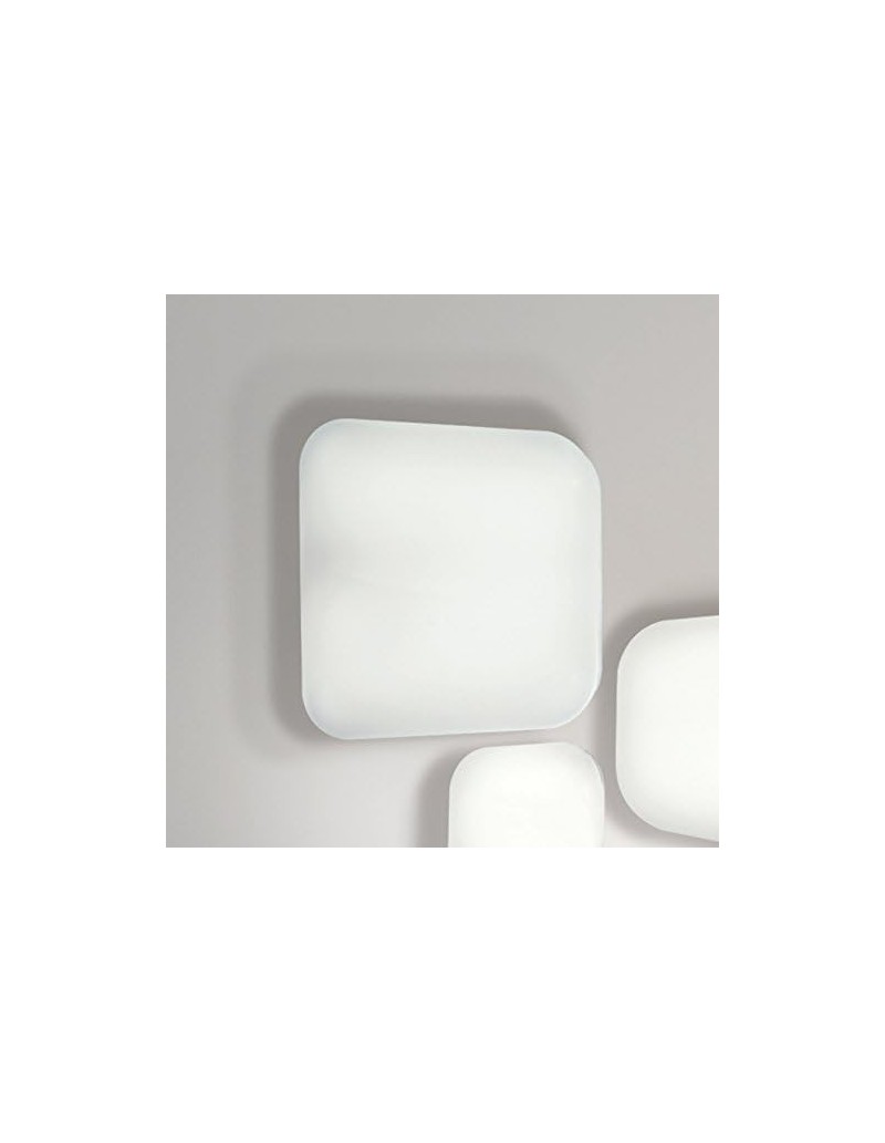 Plafoniera LED Quatro quadrata 50 cm bianca, 28 W 3000 K luce calda | Mantra -MANTRA