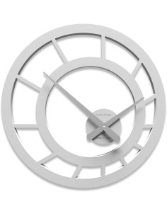 Orologio da parete Icarus 45x45 cm in legno verniciato taglio laser, industrial | Callea -CALLEA