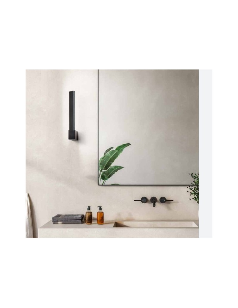 Applique LED Elle orientabile 360° in metallo nero, 14 W CCT 3000/4000/6000 K | Perenz -PERENZ